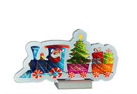 Weihnachtszug  mit Infinity Effekt  und Bild Design  60LED