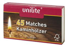 Zündhölzer Unilite Safety Matches  10 cm Grillanzünder